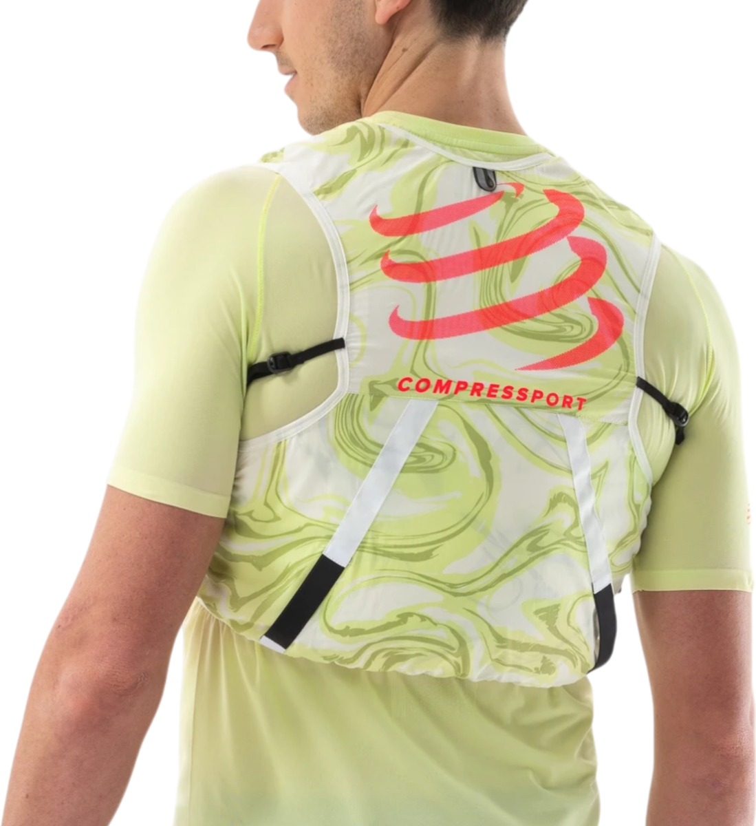 Batoh Compressport Ultrun Evo 10 Hydration Vest Biela | xbpu6060-xbpu6060062, 1