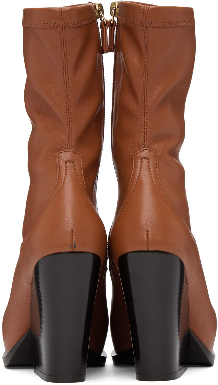 Tenisky a topánky Stella McCartney Stella McCartney Cowboy Ankle Boots Hnedá | 810134W1IL0, 1