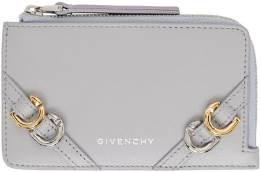Peňaženka Givenchy Voyou Zipped Card Holder Šedá | BB60LSB1Q7050, 0