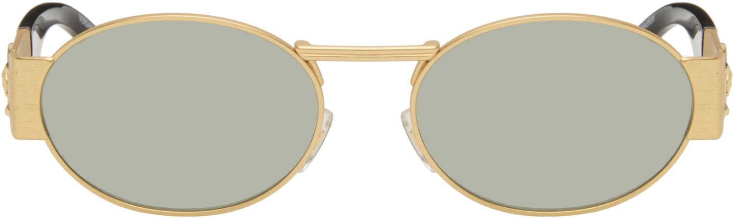 Slnečné okuliare Versace Medusa Deco Oval Sunglasses Metalická | 0VE2264 10023056 8056262450901, 0