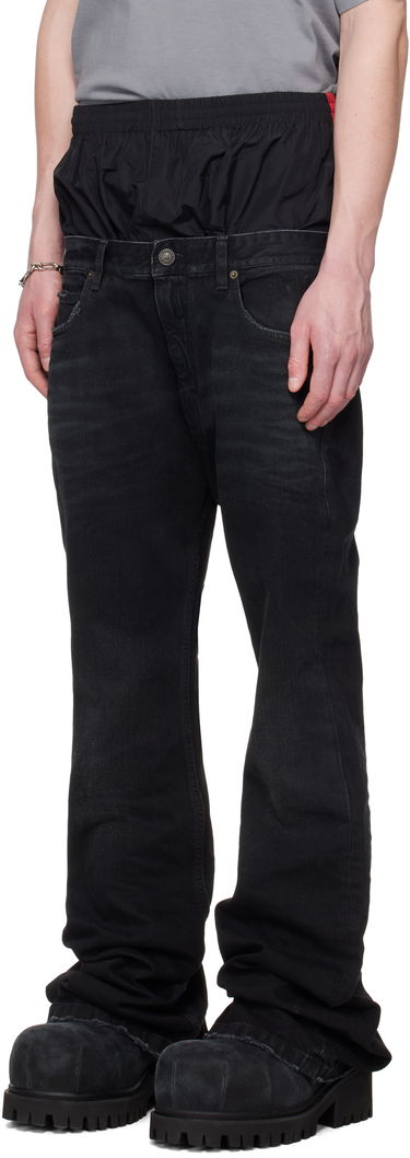 Džínsy Balenciaga Balenciaga Layered Jeans Čierna | 814224TRW58, 3