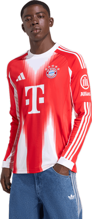 Dres adidas Performance FC Bayern 25/26 Long Sleeve Jersey Červená | JP3689, 4