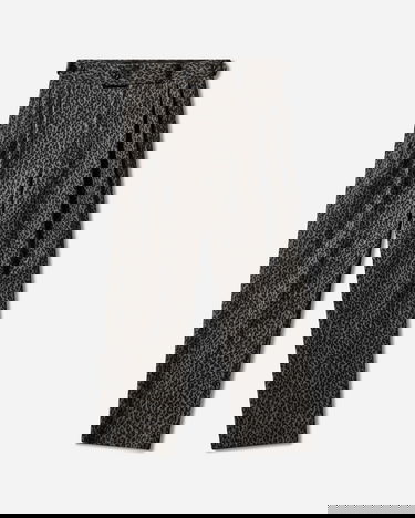 Nohavice Needles Leopard Jacquard Side Tab Tucked Trousers Rôznofarebný | RW139 GREY, 1