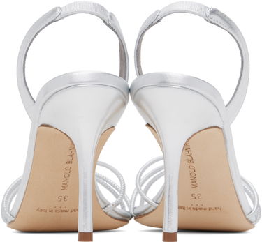Doplnky Manolo Blahnik Manolo Blahnik Sareta Heeled Sandals Metalická | 424-2007, 1