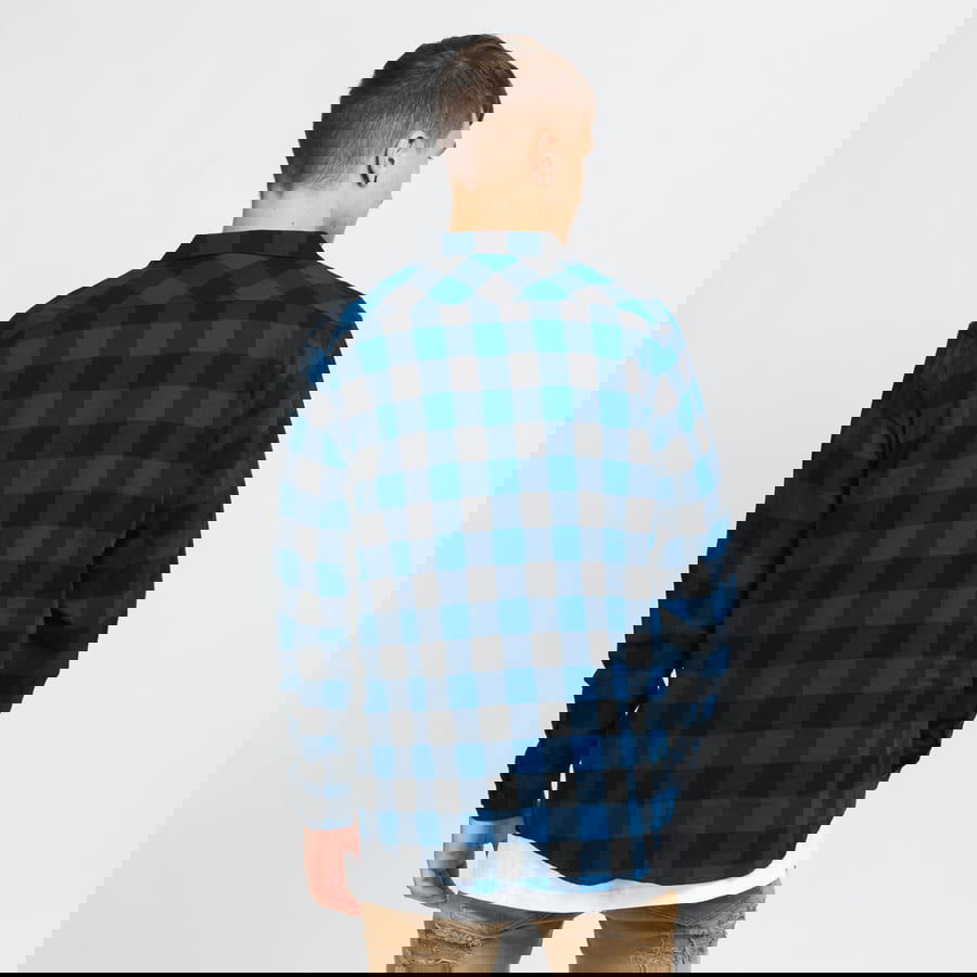 Košeľa Urban Classics Checked Flanell Shirt Navy | TB297 Blue, 1