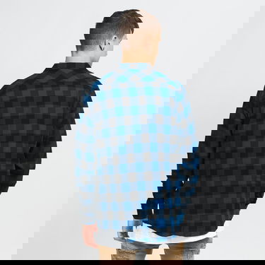 Košeľa Urban Classics Checked Flanell Shirt Navy | TB297 Blue, 1