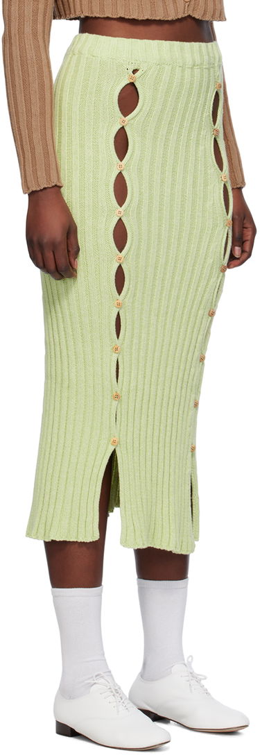 Sukňa Baserange Baserange Loulou Maxi Knit Skirt Zelené | SKLOU-CO-SP24, 1