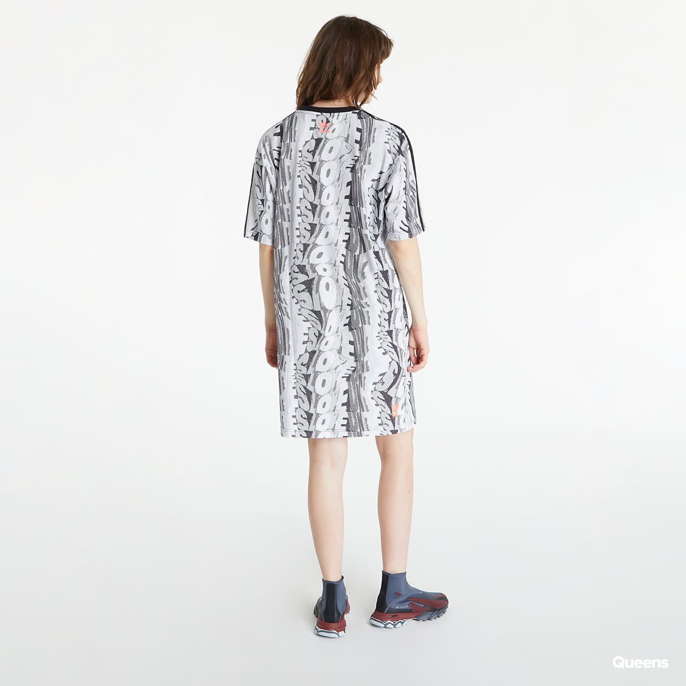 Šaty adidas Originals Love Unites Doodle Tee Dress Čierna | HC3083, 1