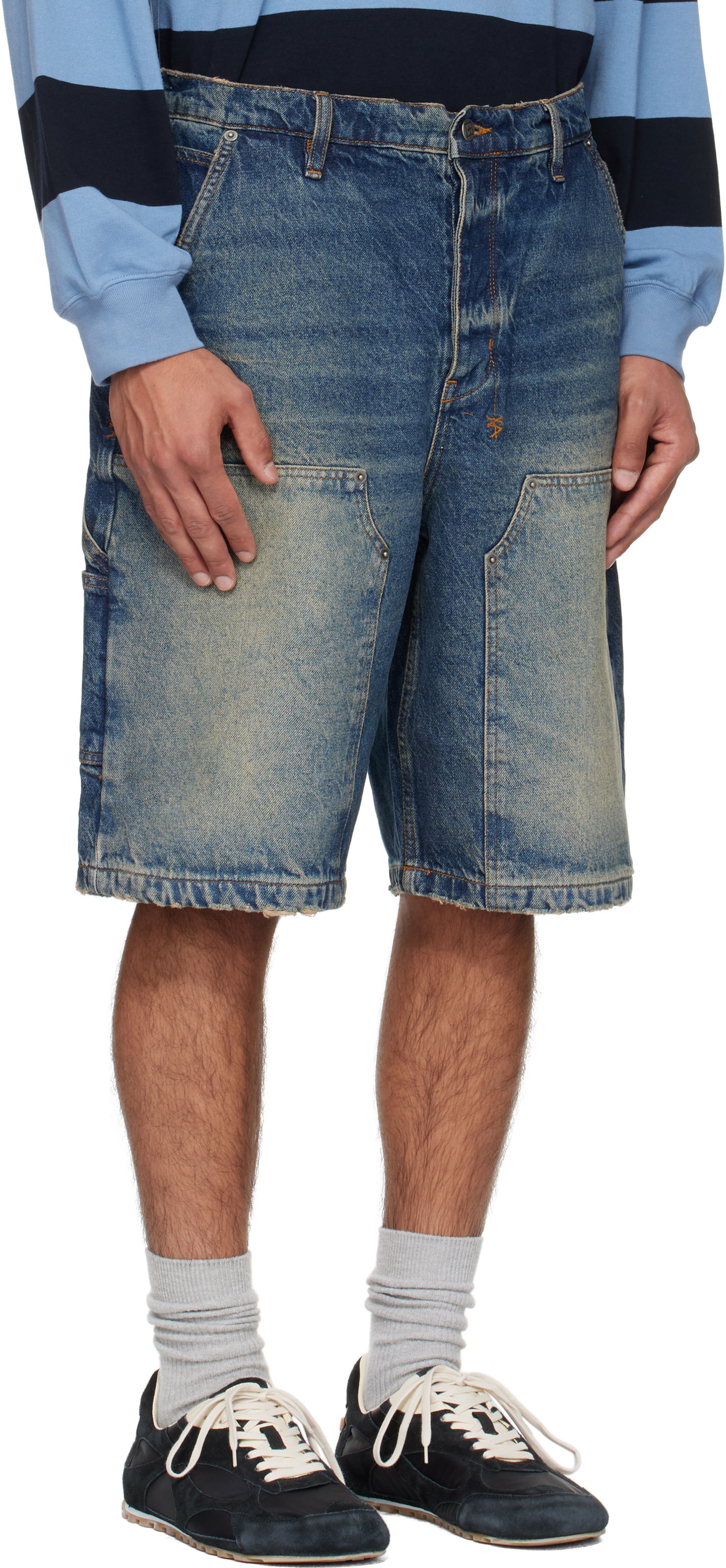 Šortky Ksubi Maxx Operator Rodeo Denim Shorts Modrá | MFA25WA015, 1