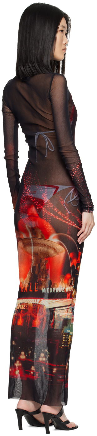 Šaty Jean Paul Gaultier Jean Paul Gaultier 'The Pigalle' Mesh Maxi Dress Rôznofarebný | 24/30-F-RO247-T552-00301550, 2