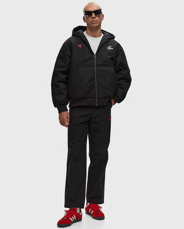 Cargo nohavice adidas Originals 100 THIEVES x Wide Leg Pants Čierna | JN6929, 1