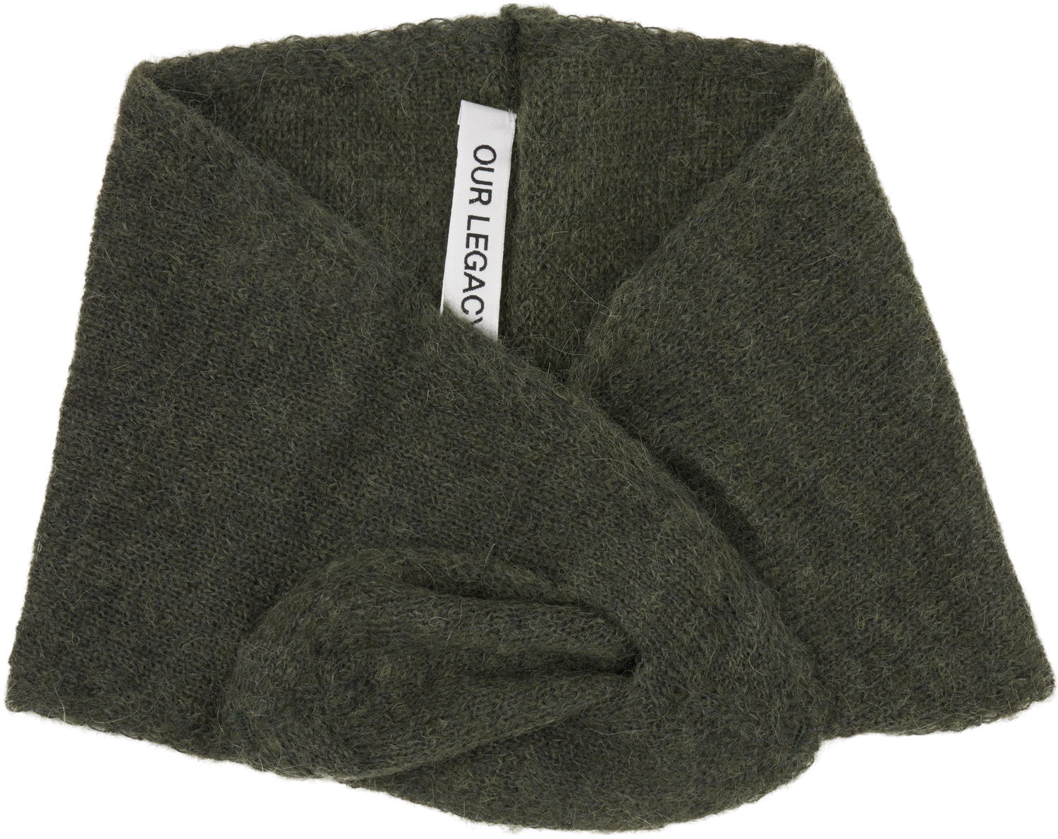 Šál OUR LEGACY Our Legacy Miniature Knotted Scarf Zelené | A4258MM, 0