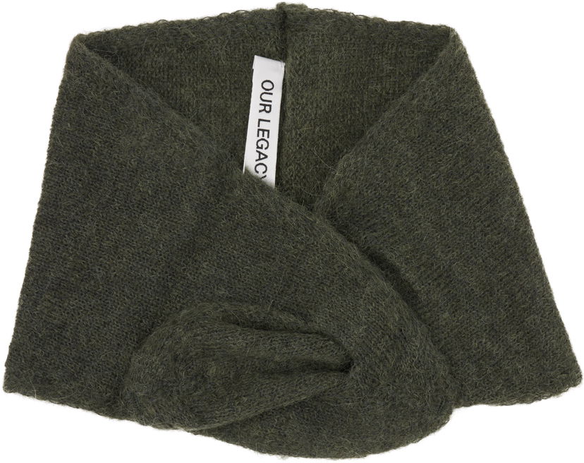 Šál OUR LEGACY Our Legacy Miniature Knotted Scarf Zelené | A4258MM