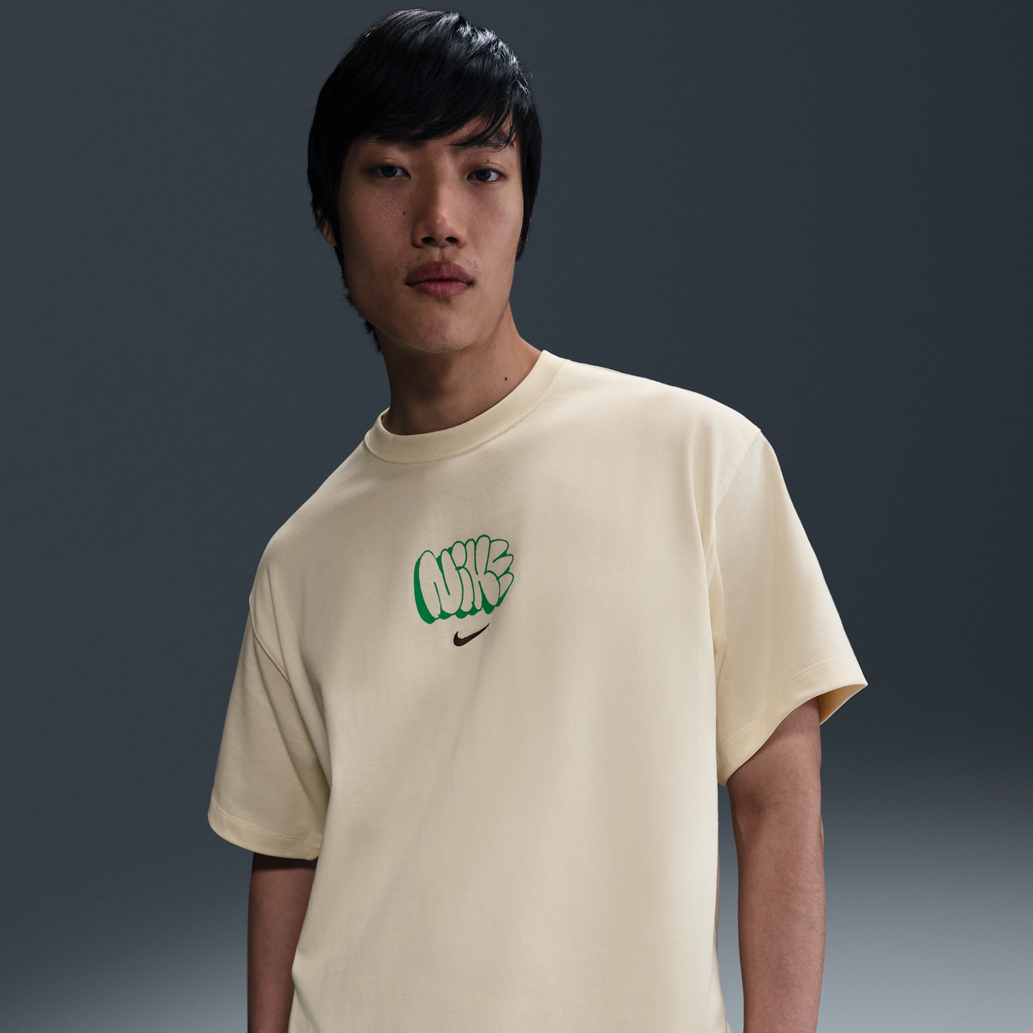 Tričko Nike Nike Solo Swoosh T-Shirt Béžová | HQ4182-113, 0