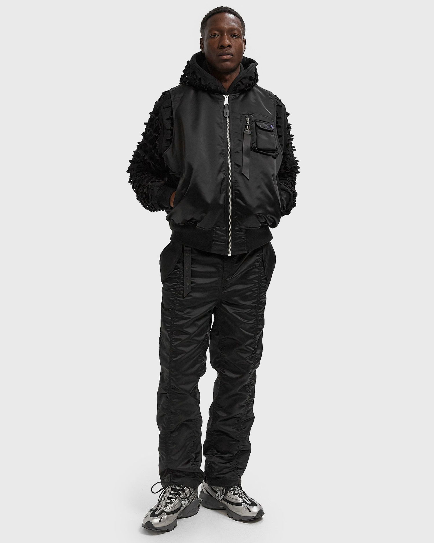 Nohavice Alpha Industries MA-1 Nylon Pants Čierna | 758200-03, 1