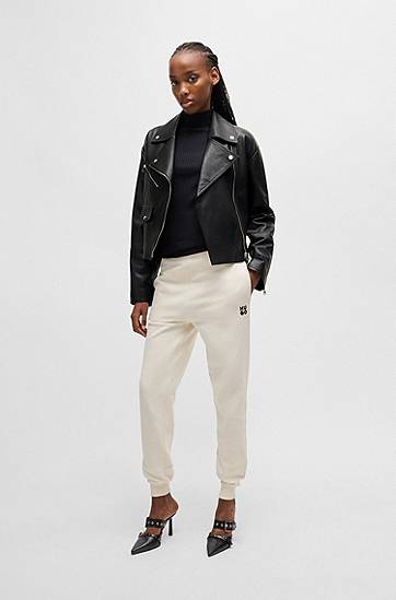 Bunda BOSS Biker Jacket Čierna | 50533803, 1