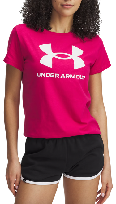 Tričko Under Armour Rival Logo Short Sleeve T-Shirt Ružová | 1356305-681, 0