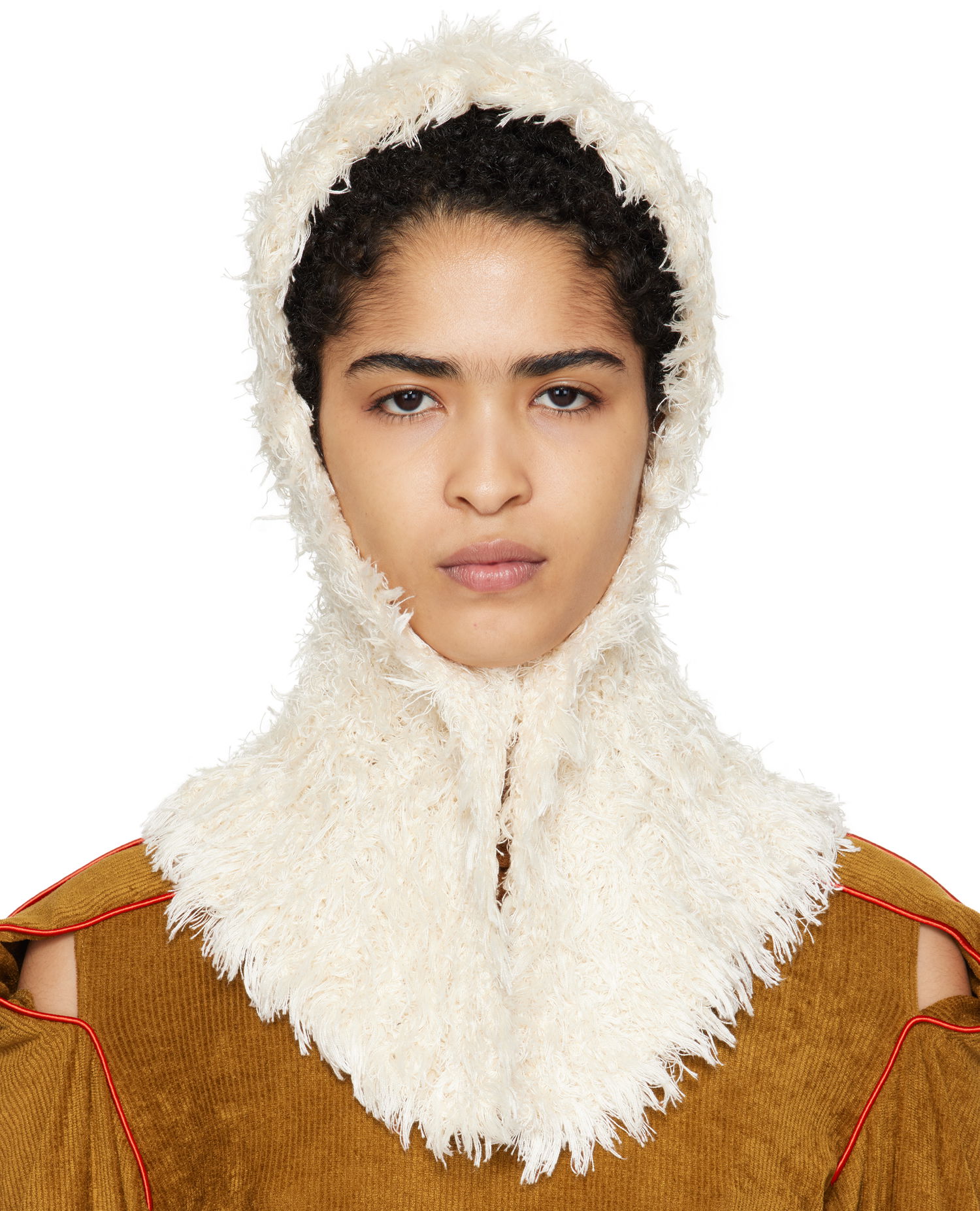Klobúk KIKO KOSTADINOV Carla Knitted Hood Biela | KKWAW24KN12-99, 0