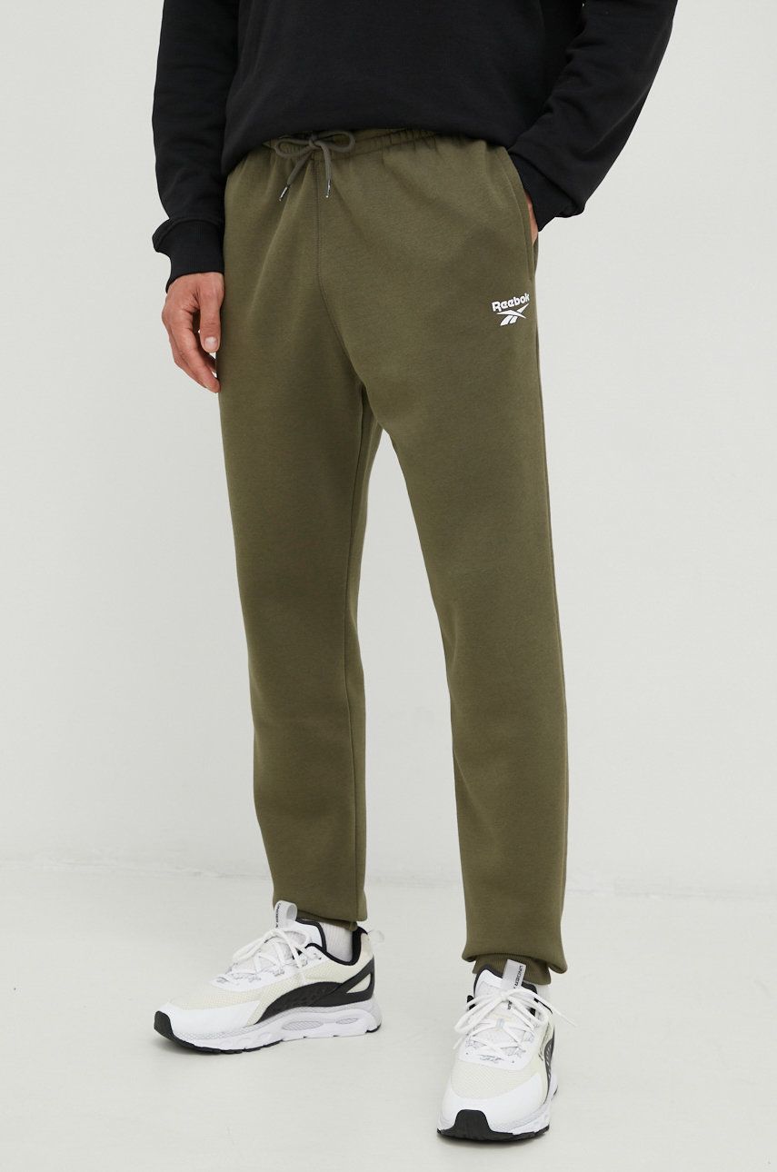Tepláky Reebok Fleece Joggers Zelené | HG4458, 0