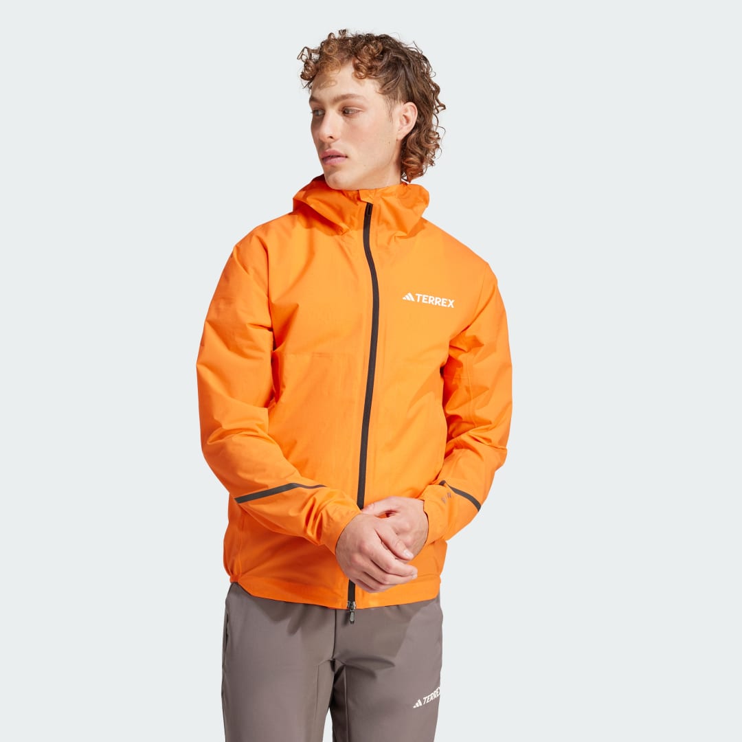 Bunda adidas Performance adidas TERREX Terrex Xperior 2.5L Light Rain.Rdy Oranžová | IP1420, 1