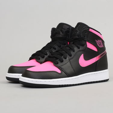 Tenisky a topánky Jordan Air Jordan 1 Retro High "Black Hyper Pink" GS Ružová | 332148-019, 1