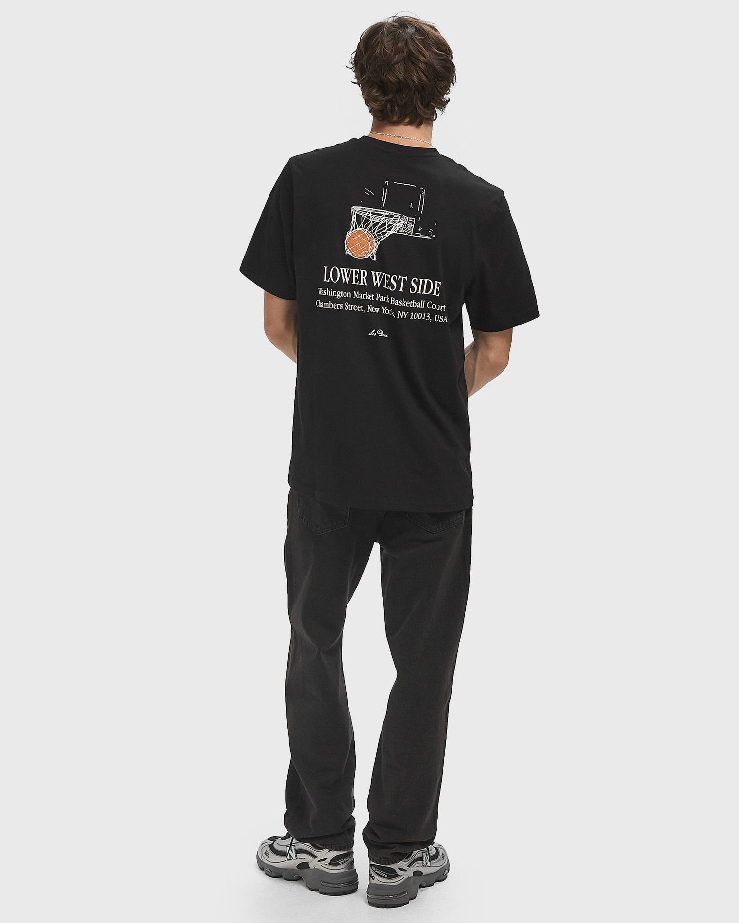 Tričko Les Deux Les Deux West Side Graphic T-Shirt Čierna | 1000396-100, 1