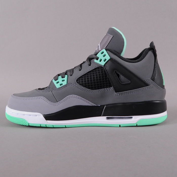 Tenisky a topánky Jordan Air Jordan 4 Retro ''Green Glow'' GS Šedá | 408452 033, 0