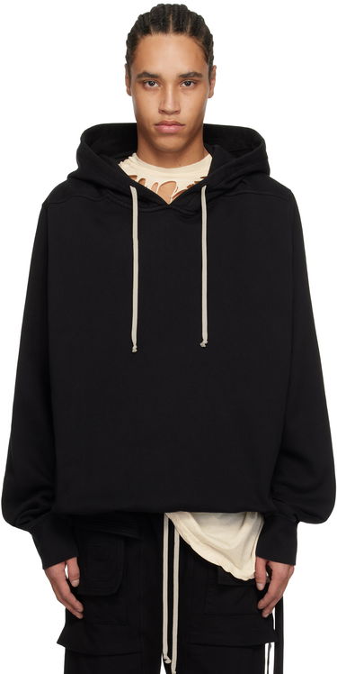 Mikina Rick Owens Rick Owens DRKSHDW Hollywood Oversized Hoodie Čierna | DU01E3262 FP, 0