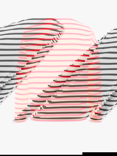 Tričko Valentino Valentino Chez Valentino Paris/Rome Striped Long Sleeve T-Shirt Béžová | 6B3MG24B961AS0, 1