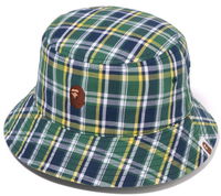 Mini Check Plaid Bucket Hat L