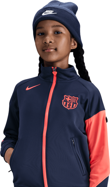 Bunda Nike Dri-FIT Total 90 FC Barcelona Soccer Anthem Jacket Navy | hm4179-410, 3