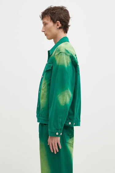 Bunda BILLIONAIRE BOYS CLUB Oversized Garment Dyed Denim Jacket Zelené | B24411, 1