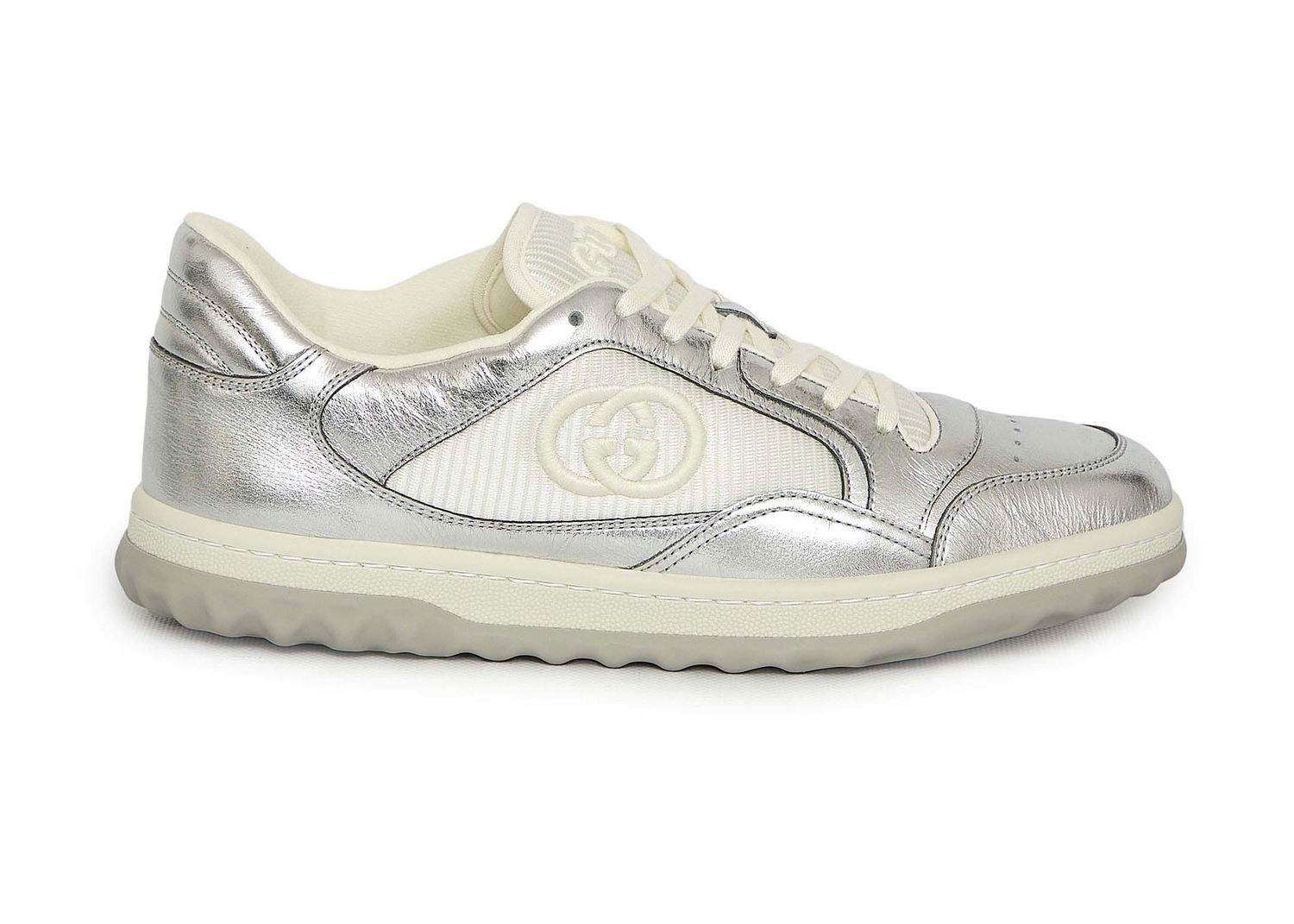 Tenisky a topánky Gucci MAC80 Trainer Silver White W Biela | 750834AACA98141, 0