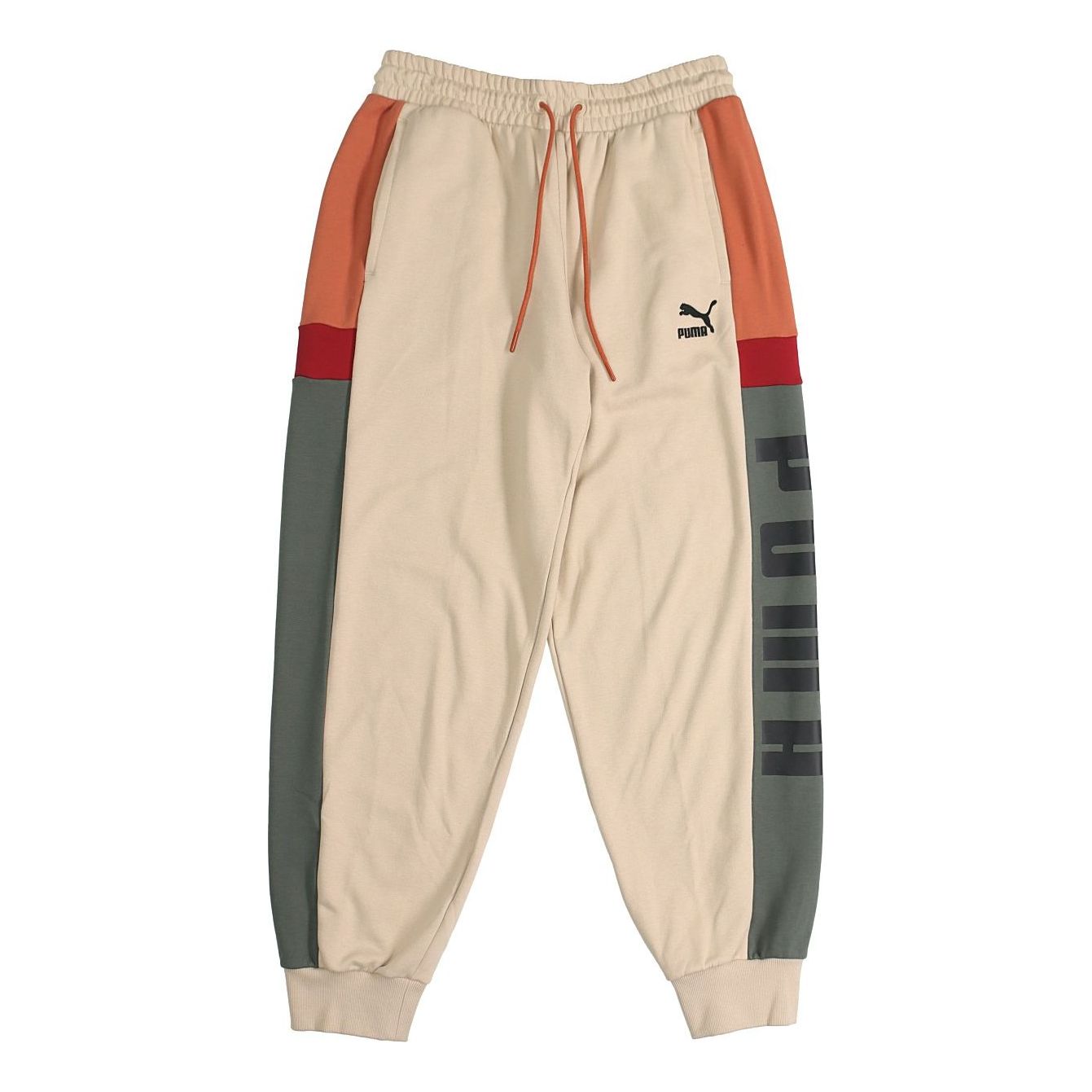 Tepláky Puma Retro Block Sweatpants Béžová | 530714-12, 0