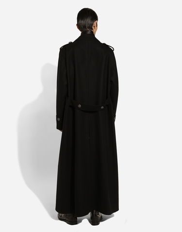 Kabáty Dolce & Gabbana Long Military-style Wool Coat Čierna | G048CTHUMT8N0000, 2