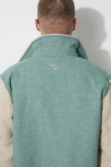 Bomber bunda Filling Pieces Filling Pieces Wool Varsity Jacket Zelené | 78616981033, 5