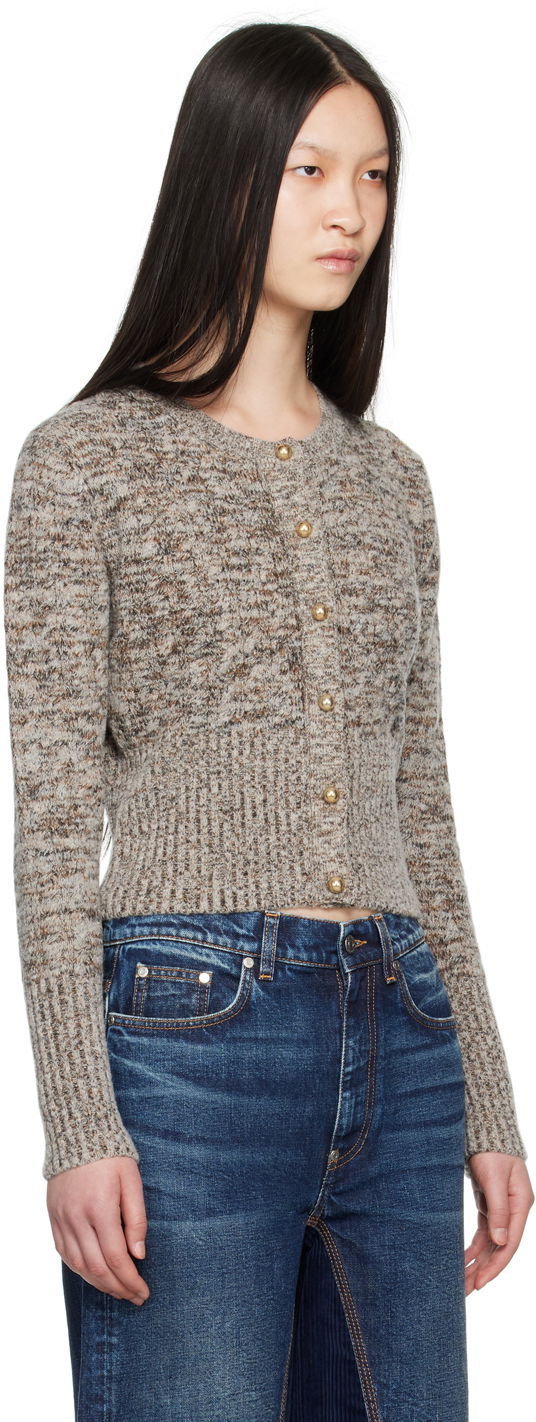 Sveter Stella McCartney Knit Cardigan Šedá | 6K07903S2501, 1