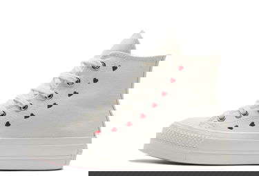 Tenisky a topánky Converse Chuck Taylor All-Star Lift Hi "Embroidered Hearts" W Biela | A01599C, 2