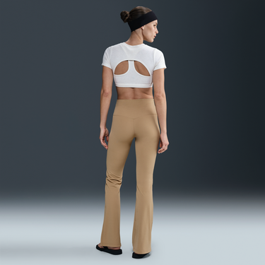 Nohavice Nike Nike Zenvy High-Waisted Flared Leggings Béžová | FV7921-297, 2