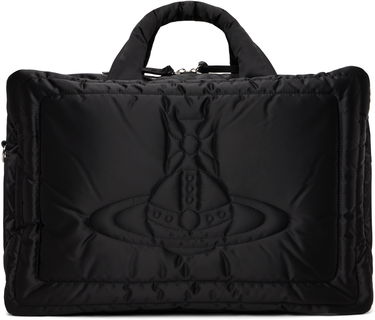 Tote bag Vivienne Westwood Large Quilted Square Tote Bag Čierna | 4D010007U-W011M-, 0