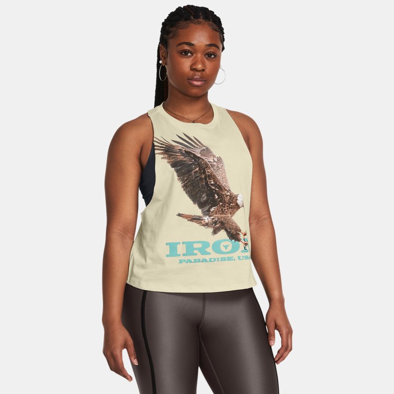 Tričko Under Armour Project Rock Balance Tanktop für Béžová | 1382703-273, 0