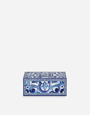 Home decor Dolce & Gabbana Dolce & Gabbana Small Decorated Plexiglass Box Modrá | TCC202TCAMYUB008, 1