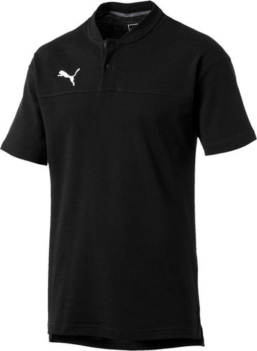 Polo tričko Puma CUP Casuals Band Collar Short Sleeve Polo Čierna | 656036-03, 0