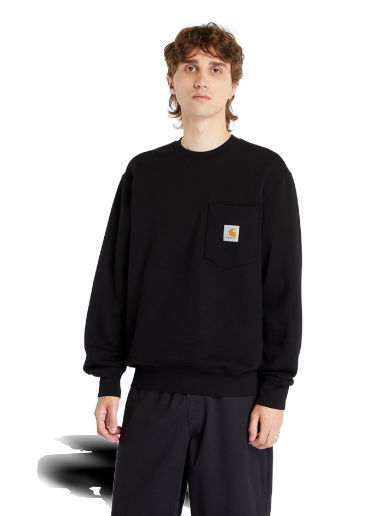 Tričko Carhartt WIP Pocket Sweat Black Čierna | I030903.89XX