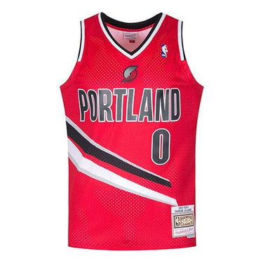 Dres Mitchell & Ness Mitchell & Ness Portland Blazers Retro Fan Edition Jersey Červená | SMJY3457-PTB12DLIUNRD, 0