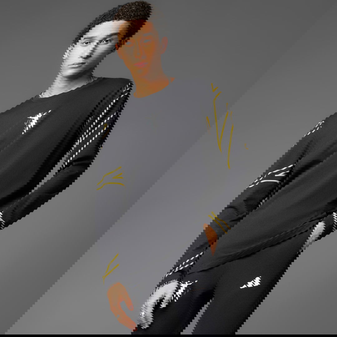 Sveter adidas Performance Jude Bellingham Culturewear Long Sleeve T-Shirt Čierna | JX1982, 0