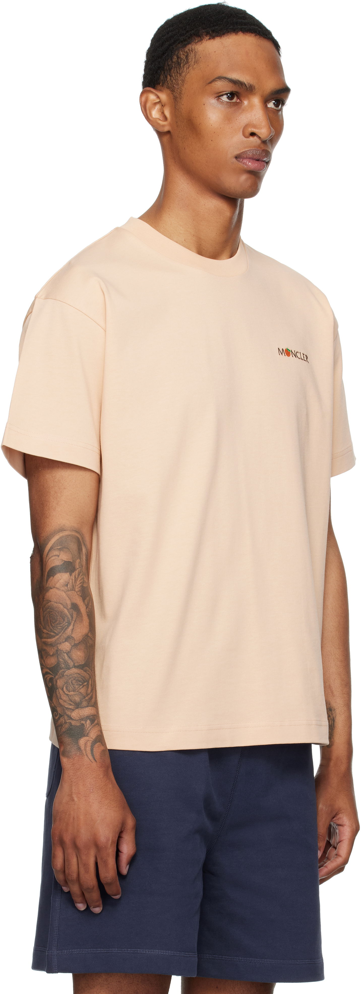 Tričko Moncler Moncler Genius x Gilga Farm Short Sleeve T-Shirt Béžová | K24028C0000589AZ9, 1
