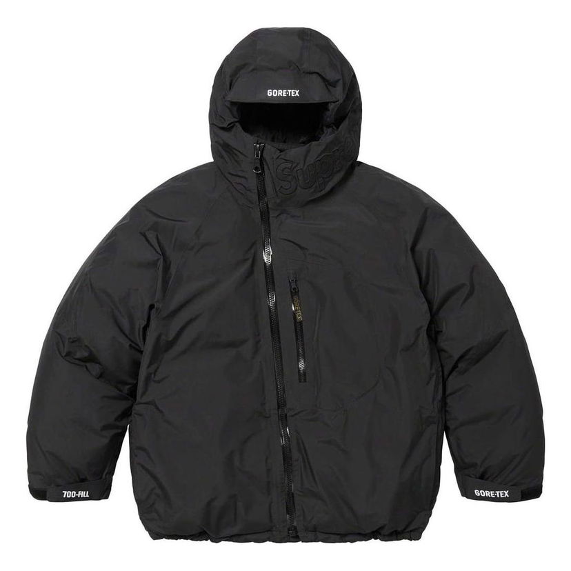 Parka Supreme 700-Fill Down Parka Čierna | SUP-FW23-217