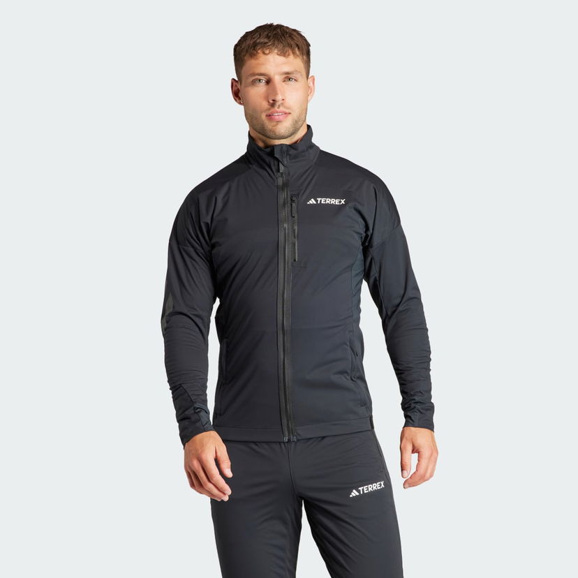 Vetrovka adidas Performance Terrex Xperior Cross-Country Ski Soft Shell Čierna | HZ4416