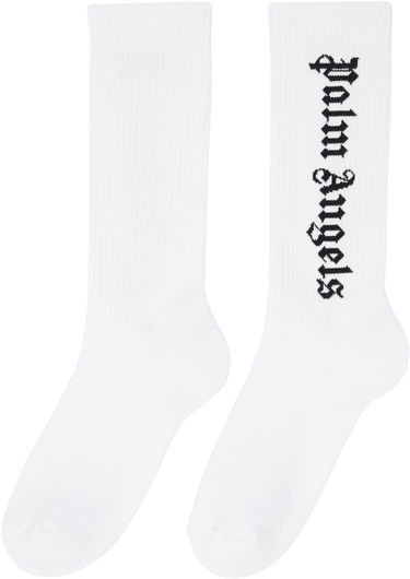 Ponožky Palm Angels Logo Socks Biela | PMRA001C99FAB0020110, 1